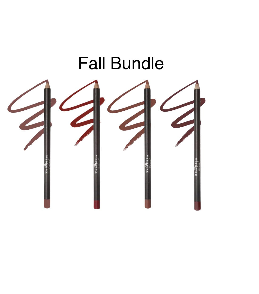 Bundle of 4 Italia Deluxe Waterproof Lip Liner