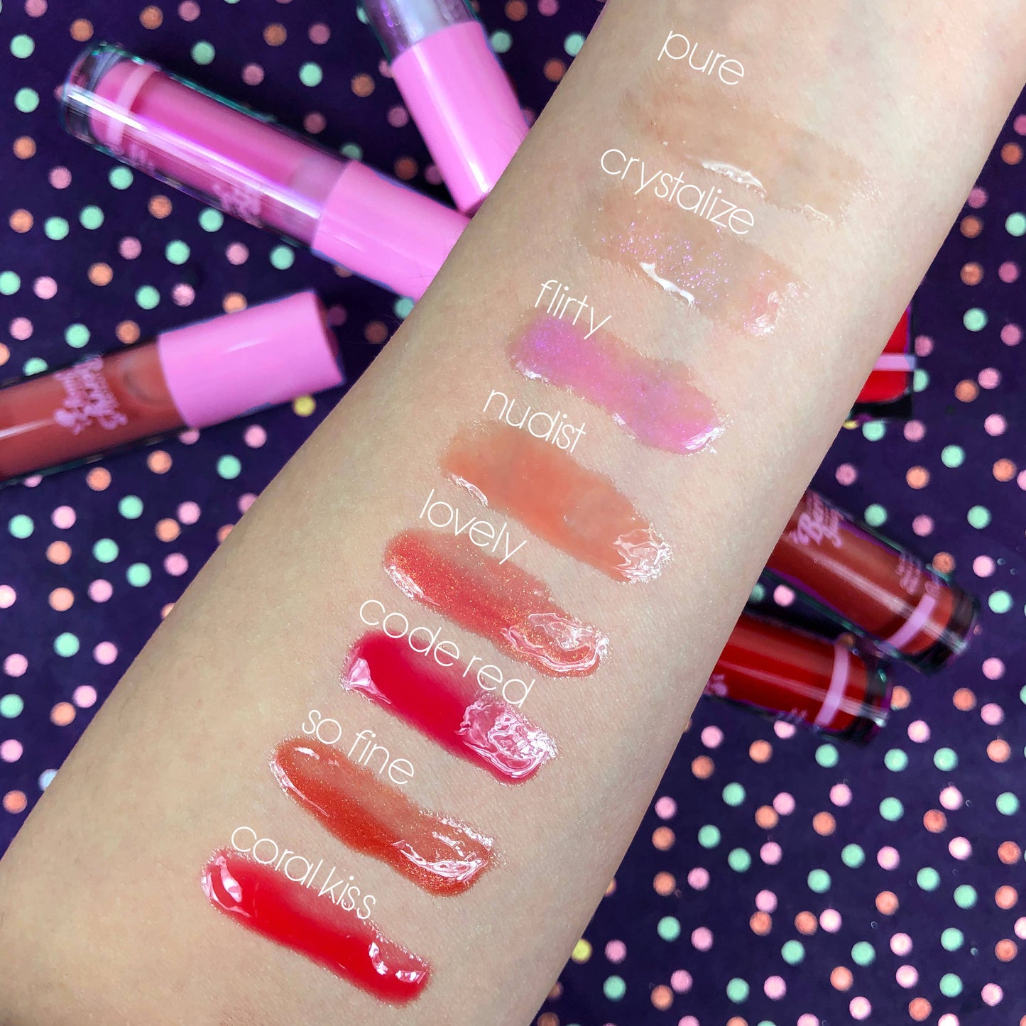 Berry Juicy Lip Gloss Set - Shimmer