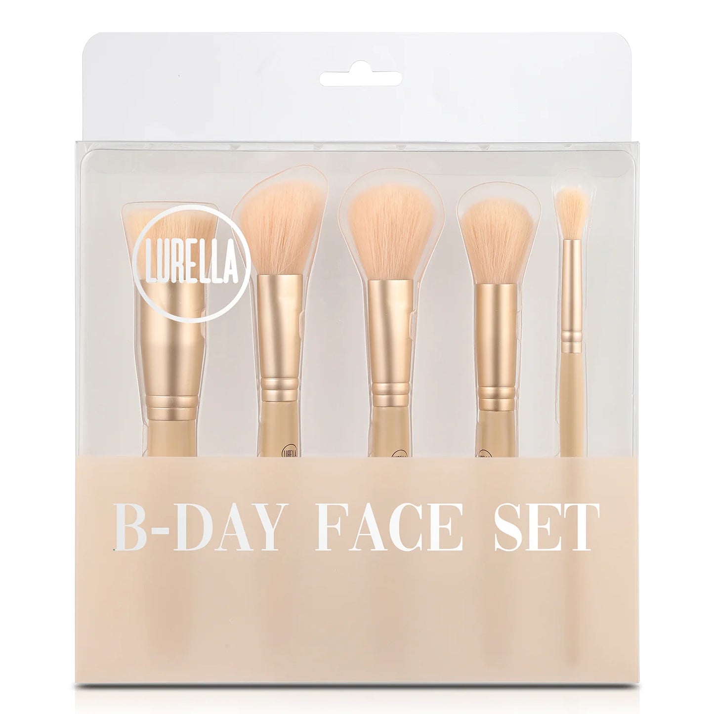 Lurella Cosmetics - B-Day Face 5 Piece Brush Set