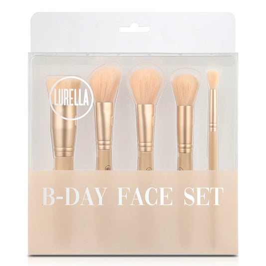 Lurella Cosmetics - B-Day Face 5 Piece Brush Set