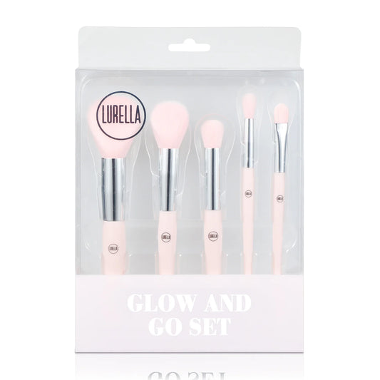 Lurella Cosmetics - Glow & Go 5 Piece Brush Set