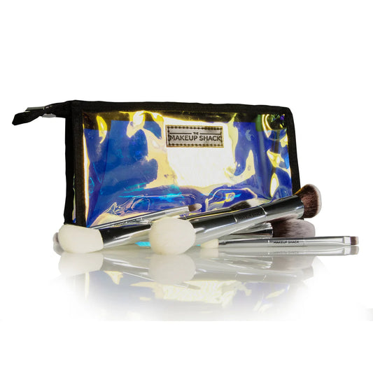 The Makeup Shack- Chrome Travel Brush Set