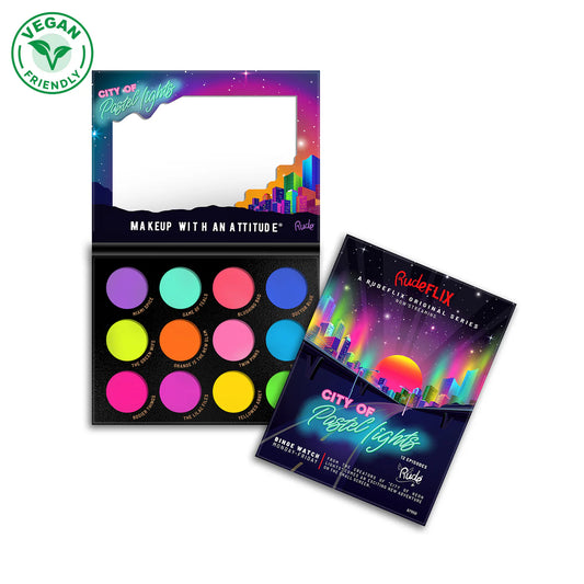 Rude Cosmetics - City of Pastel Lights 12 Shade Palette