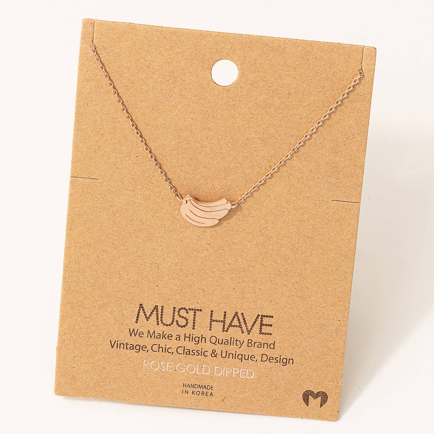 Dainty Banana Pendant Necklace