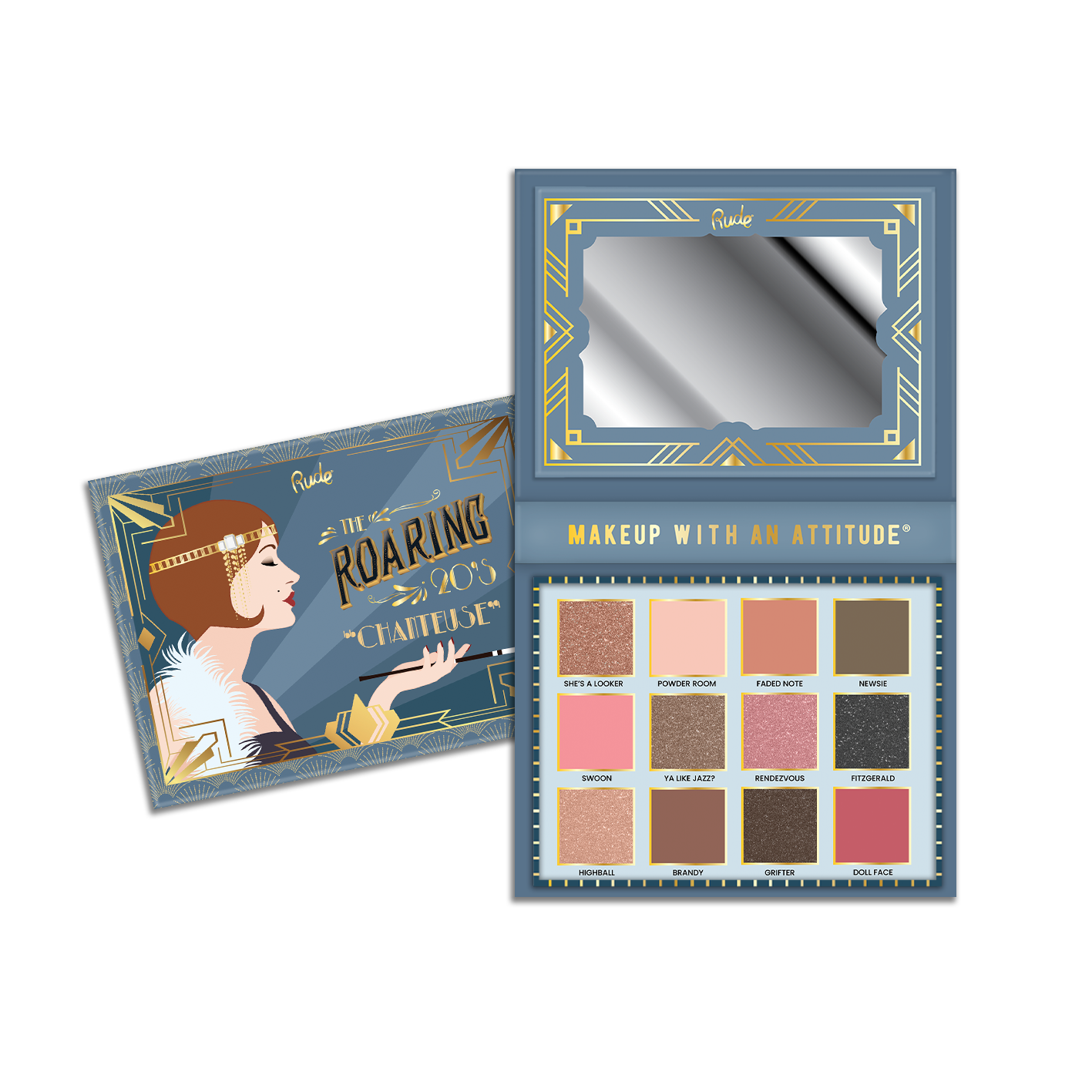 The Roaring 20's 12 Color Eyeshadow Palette - Chanteuse