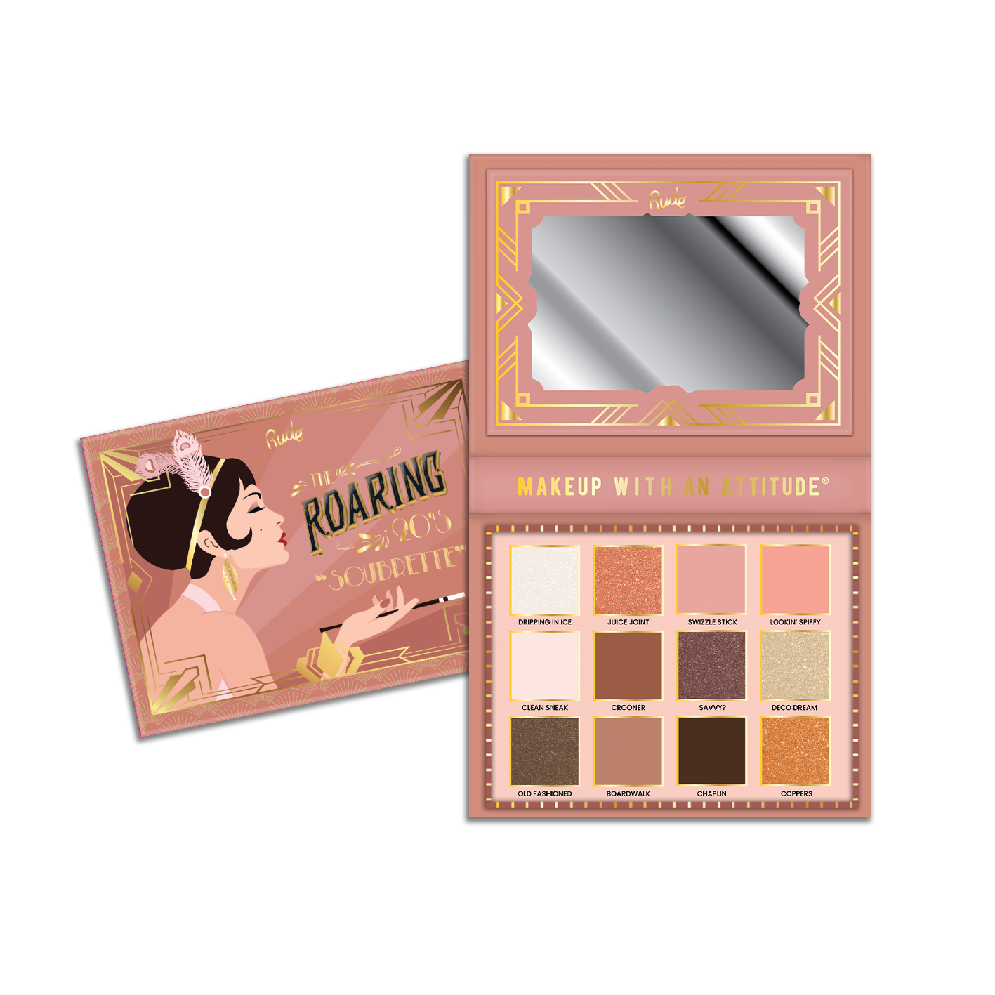 The Roaring 20's 12 Color Eyeshadow Palette - Soubrette