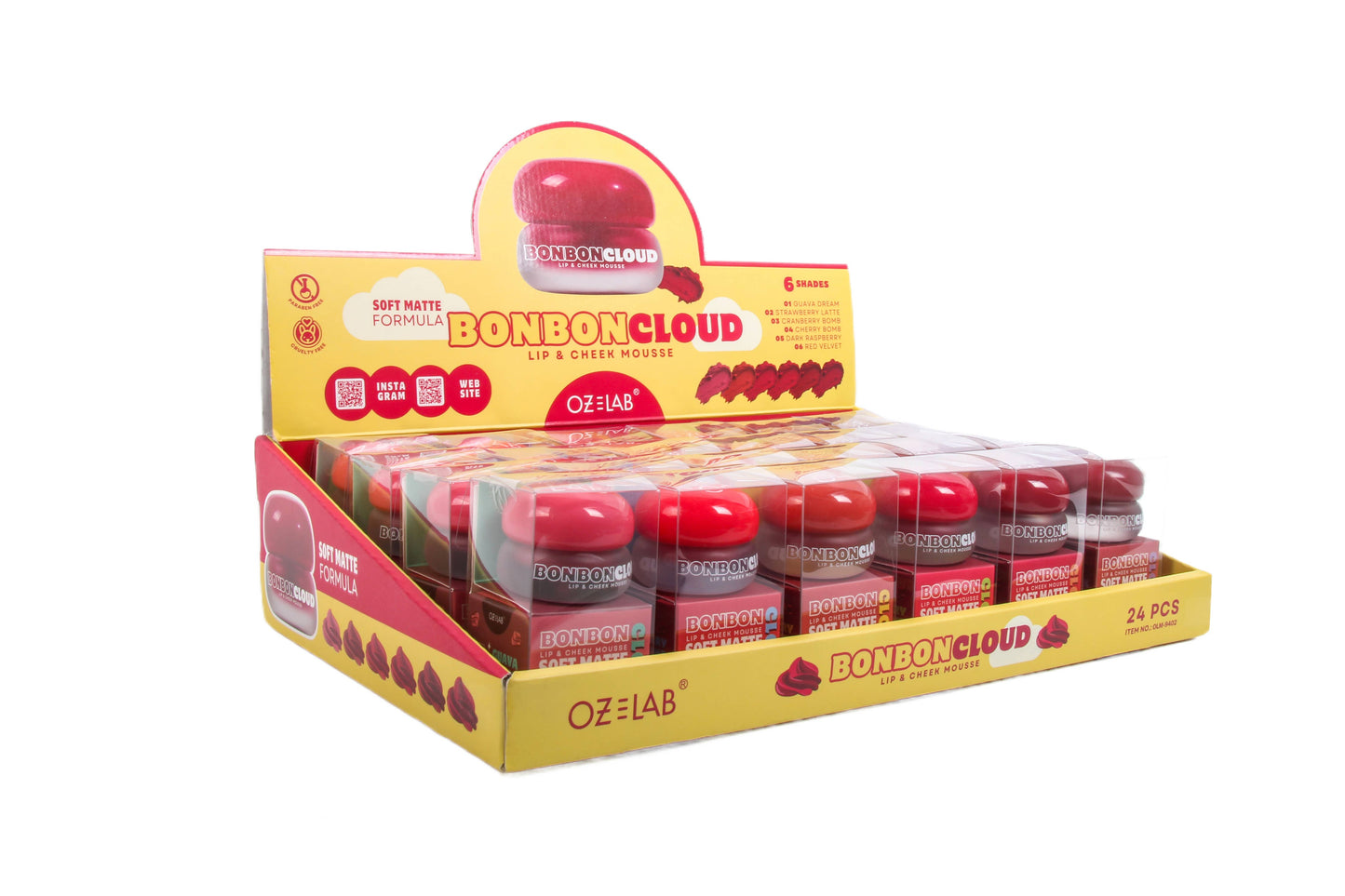 OZ LAB BEAUTY - Bon Bon Cloud - Lip & Cheek Mousse