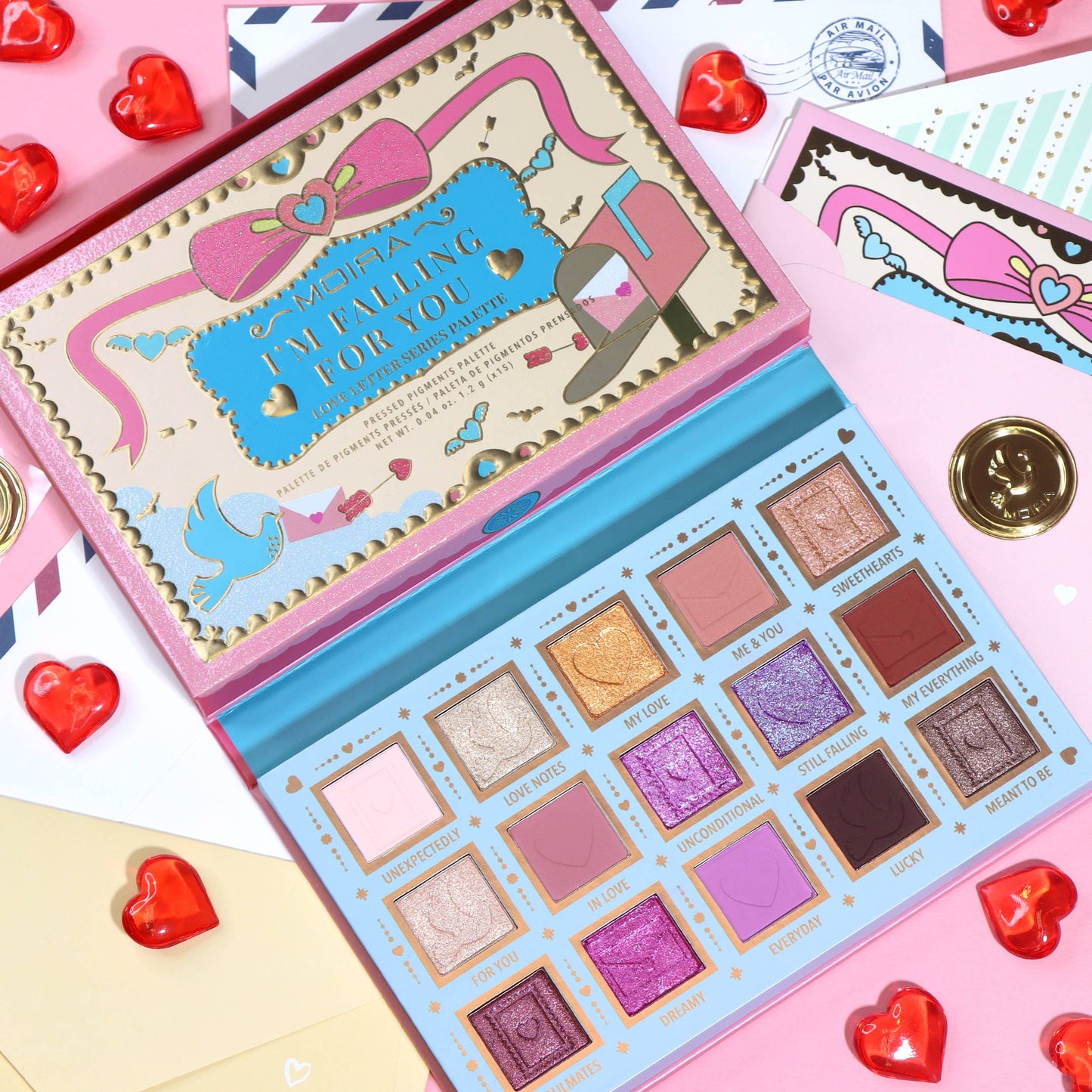 I'm Falling For you Pressed Pigment Palette