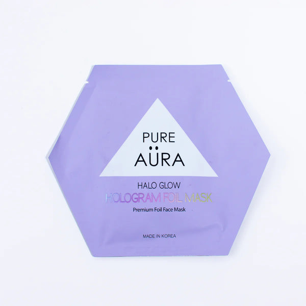 Pure Aura- Halo Glow Hologram Foil Mask