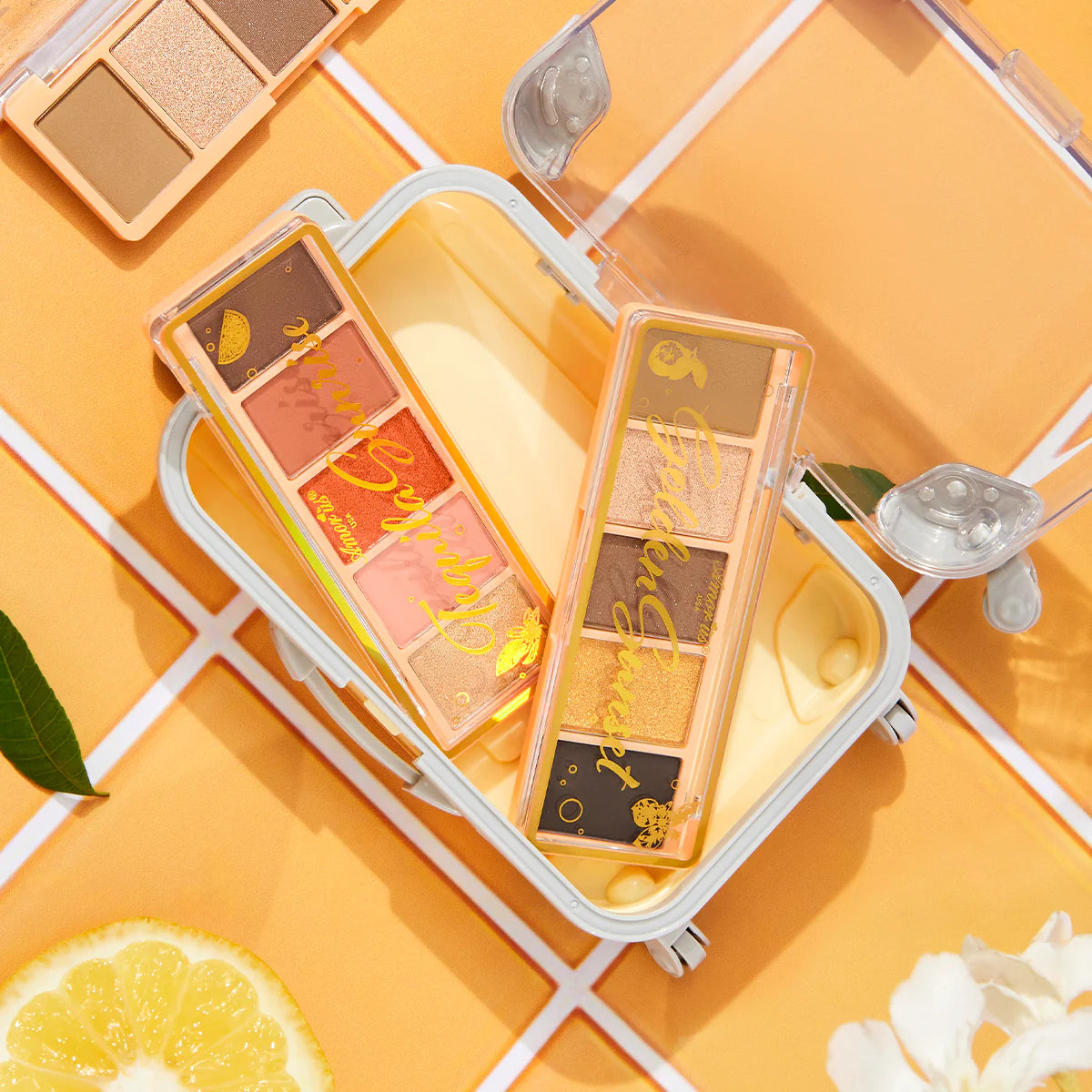 AMORUS 5 Shade Travel Palettes- Golden Sunset & Tequila Sunrise