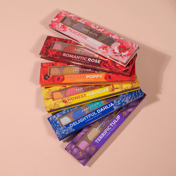Profusion- Blooming Hues 5 Shade Palette