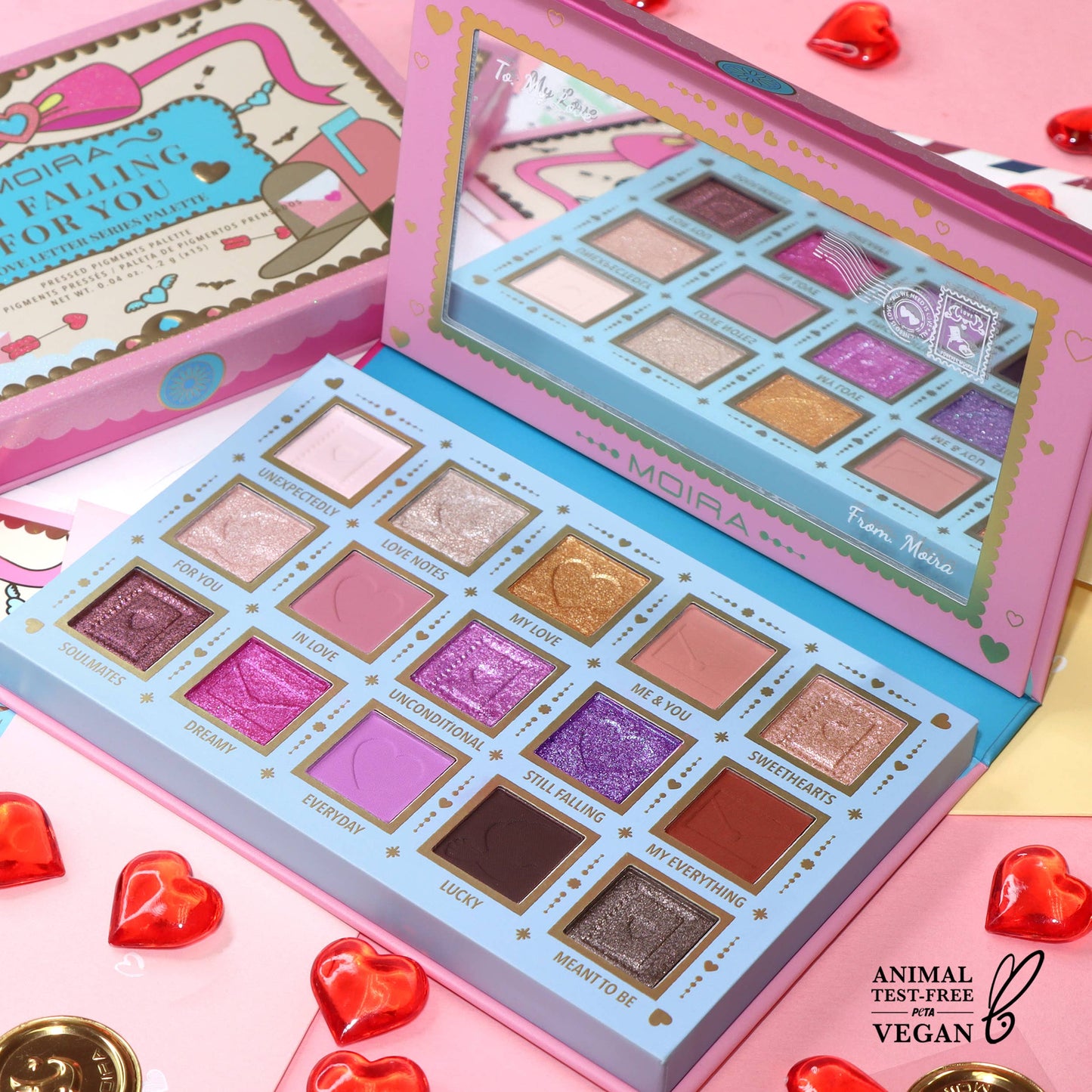 I'm Falling For you Pressed Pigment Palette