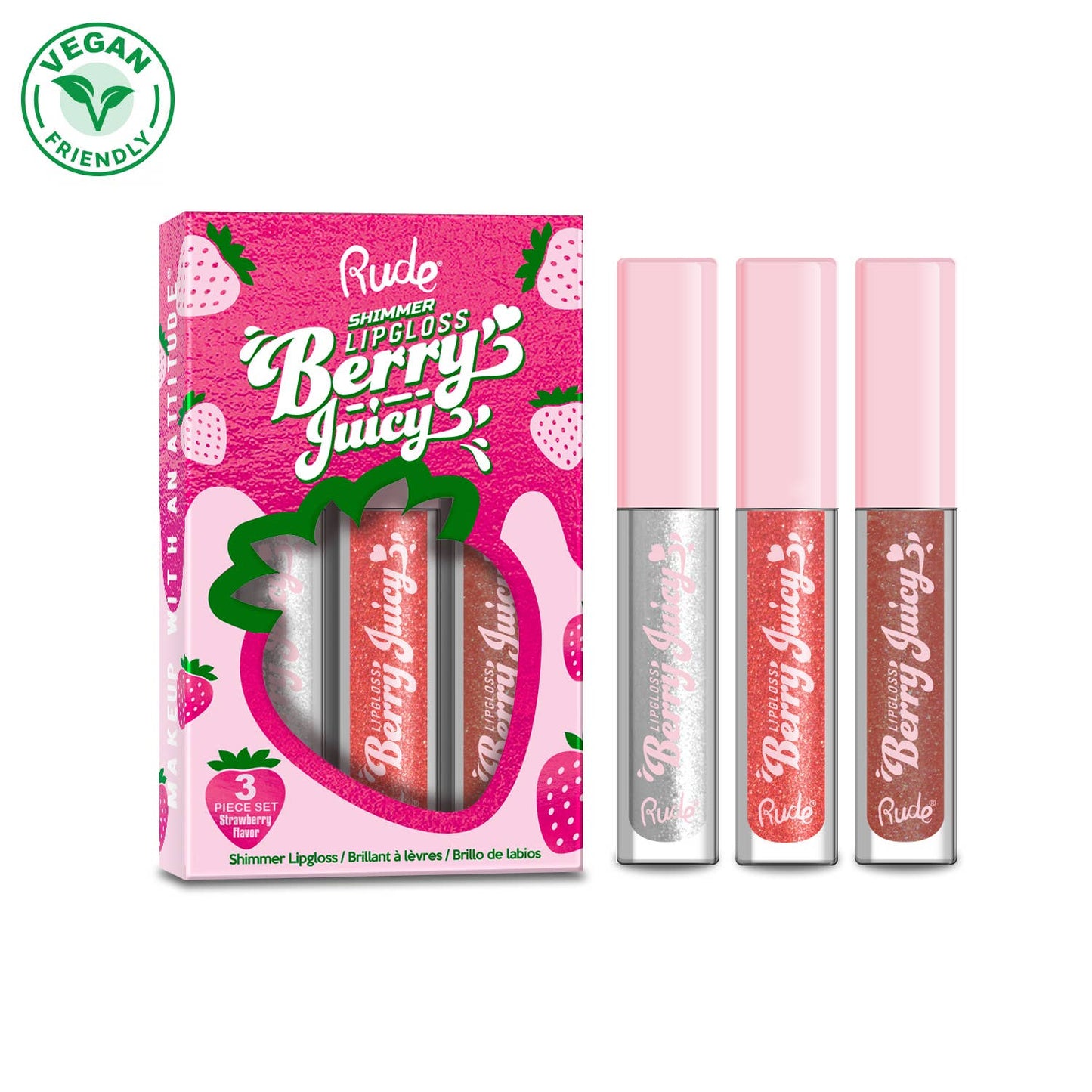 Berry Juicy Lip Gloss Set - Shimmer