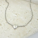 Classic Mini Heart Necklace 18k Gold Dipped Titanium