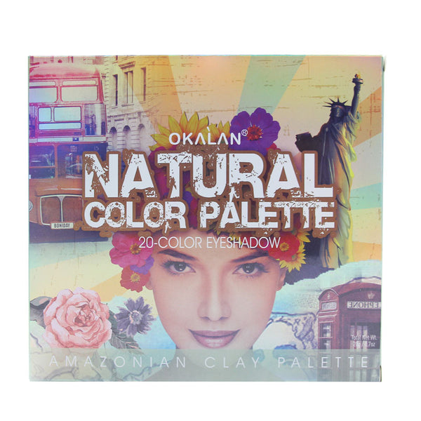 OKALAN 20 Color Natural Eyeshadow Palette