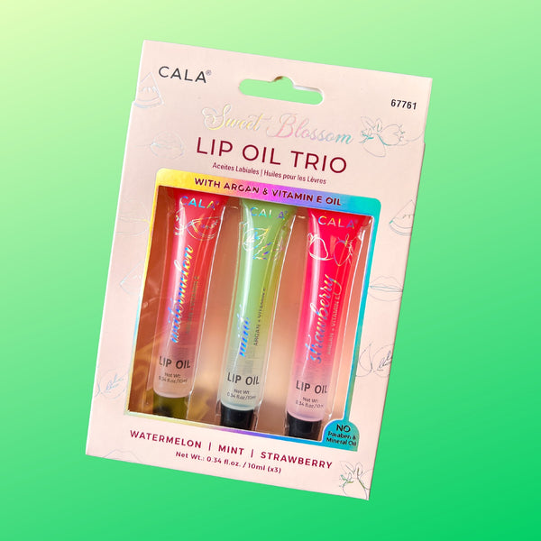 Cala Lip Oil Trio Sweet Blossom