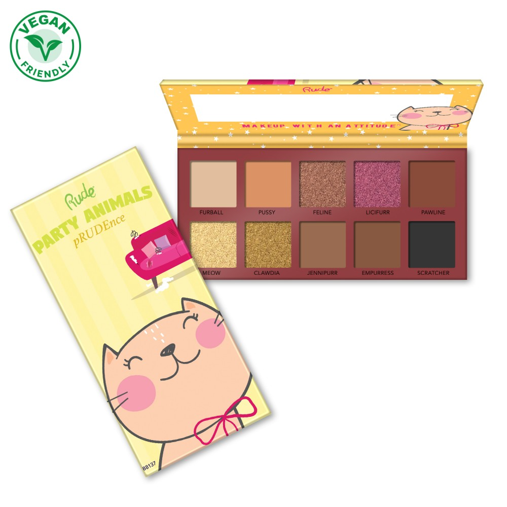 RUDE Party Animals 10 Eyeshadow Palette