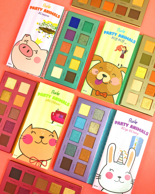 RUDE Party Animals 10 Eyeshadow Palette