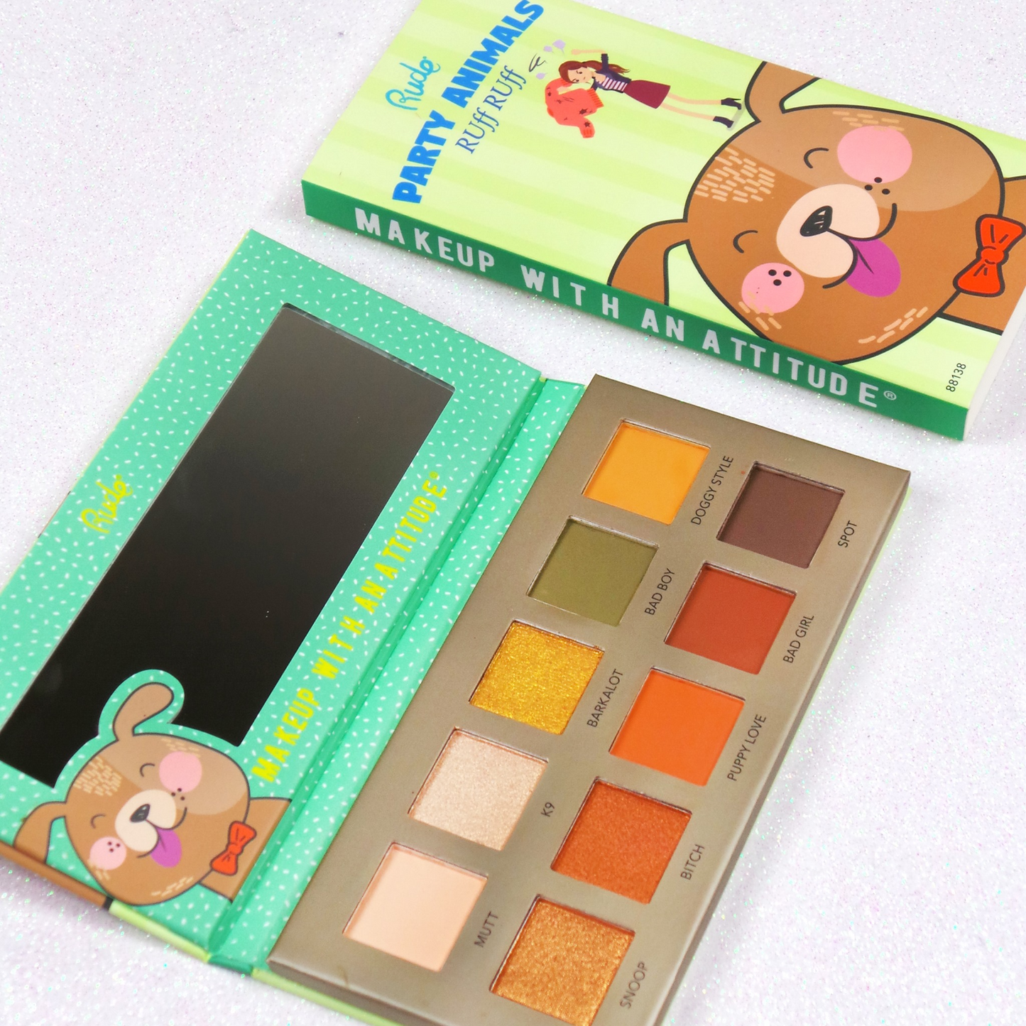RUDE Party Animals 10 Eyeshadow Palette