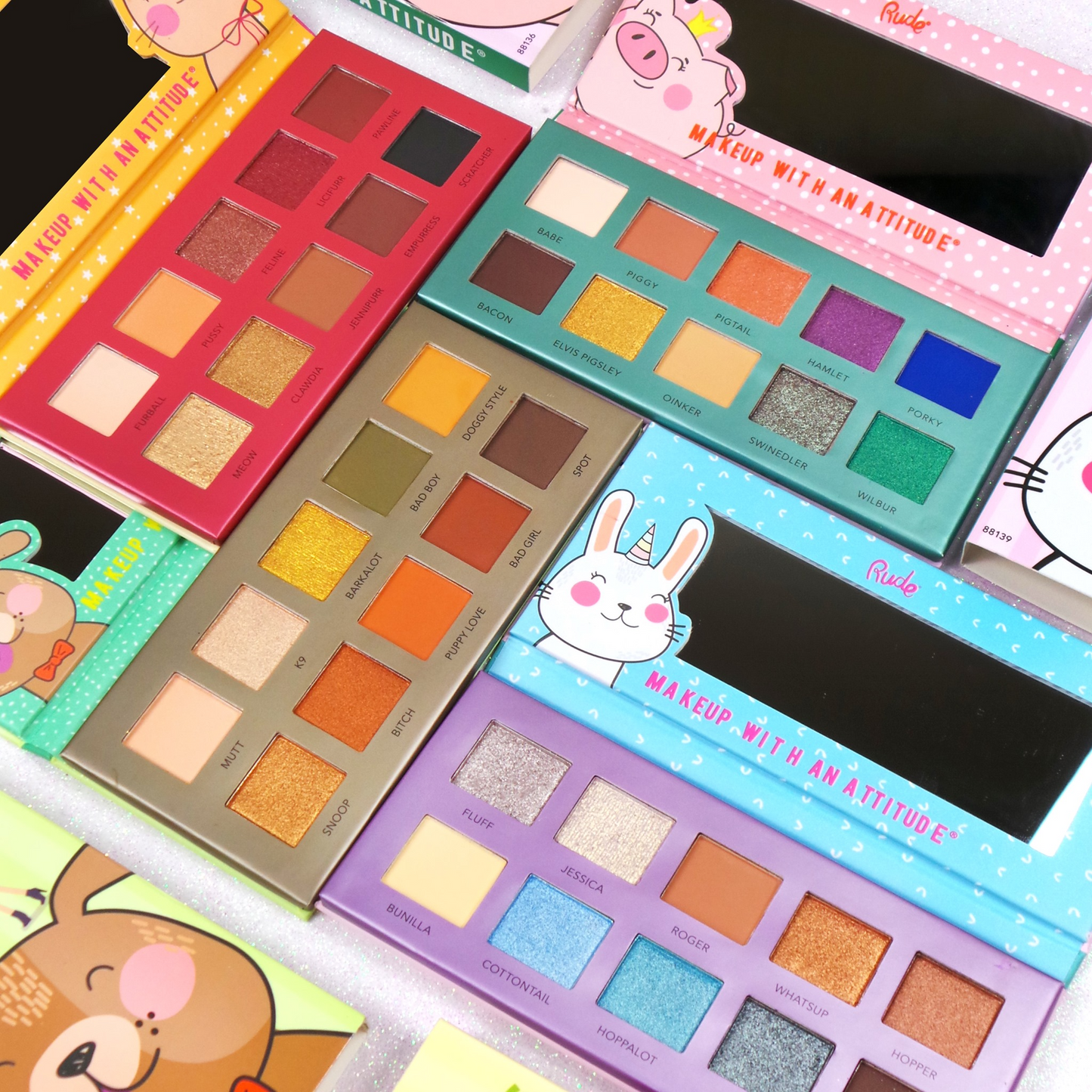 RUDE Party Animals 10 Eyeshadow Palette
